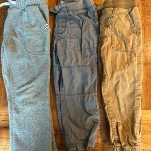 Carter's Kids Joggers - Gray, Blue, and Tan